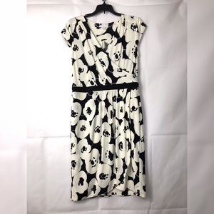 New York & Company black and white floral dress
